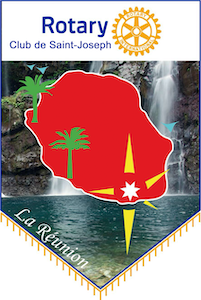 Fanion du Rotary Club de Saint-Joseph